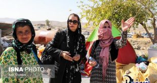 عکس های هنرمندان در بین زلزله زده های کرمانشاه
