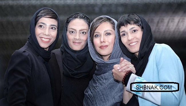 تصاویر خواهران منصوریان در اکران فیلم صفر تا سکو