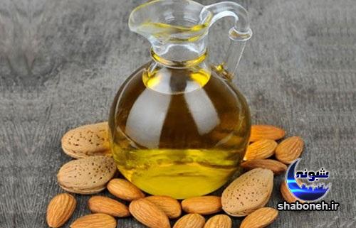 زیبایی پوست با چکاندن روغن بادام در ناف