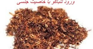 تنباکوی جنسی و هشدار برای مصرف تنباکوی جنسی