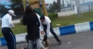 کتک زدن پسر جوان در انزلی توسط پلیس راهور