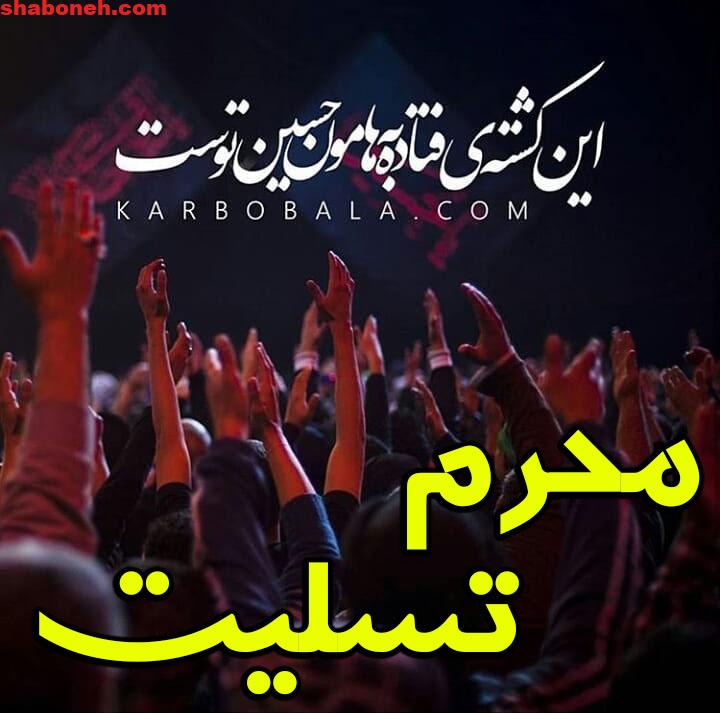 پیامک و عکس تسلیت محرم برای استوری و عکس نوشته و پروفایل