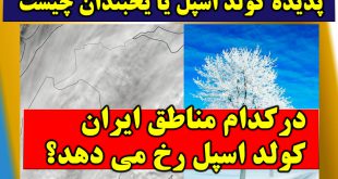 پدیده کولد اسپل و یخبندان در ایران + زمان و مناطق وقوع کولد اسپل