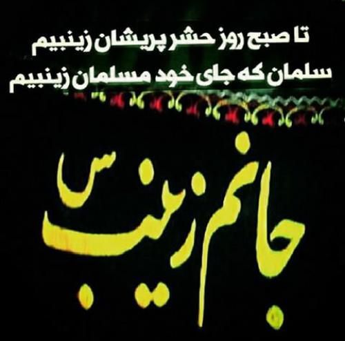 عکس نوشته و پیامک و متن تسلیت وفات حضرت زینب کبری