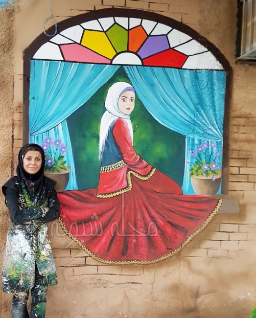 نقاشی و آثار هنری فاطمه عبادی نقاش و گرافیست + تصاویر