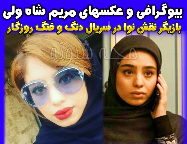 بازیگر نقش نوا در سریال دنگ و فنگ روزگار + تصاویر مریم شاه ولی