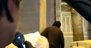 فیلم ماشین اعلام هشدار کرونا در خرم آباد (خیلی باحاله)