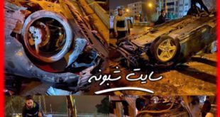 فیلم تصادف دختر و پسر شیرازی در حین لایو اینستاگرام