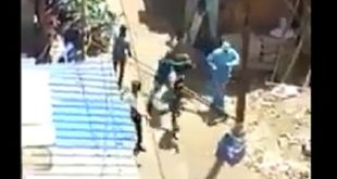 حمله به دو پزشک تست کرونا با سنگ در پایین شهر