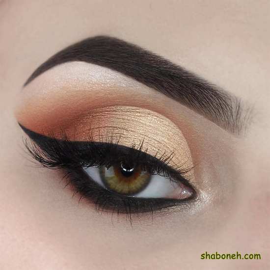 عکس از خط چشم های زیبا