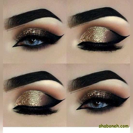 زیباترین مدل خط چشم عروس
