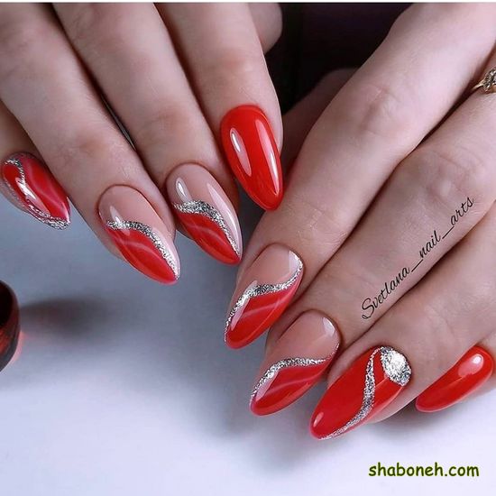 مدل طراحی ناخن ساده اما زیبا
