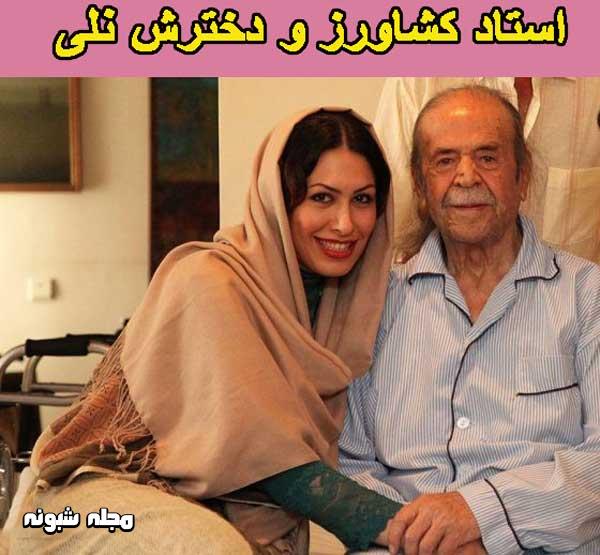 عکس نلی دختر محمدعلی کشاورز درگذشت + بیوگرافی محمدعلی کشاور