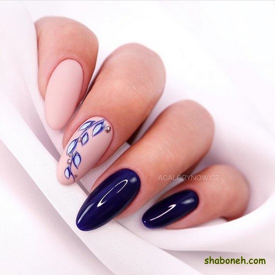 نقاشی روی ناخن با گواش