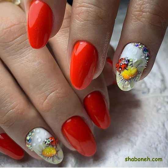 عکس طراحی ناخن مجلسی