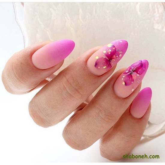 طرح نقاشی روی ناخن
