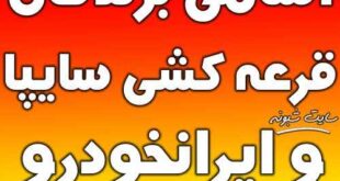 اسامی برندگان قرعه کشی رانا و تیبا و پژو پارس و پژو 206 و پراید
