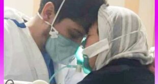 خداحافظی صلاح الدین محمدخانی پرستار جوانرودی با مادرش +عکس