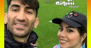 عکس منشوری علیرضا بیرانوند و همسرش در خارج از کشور