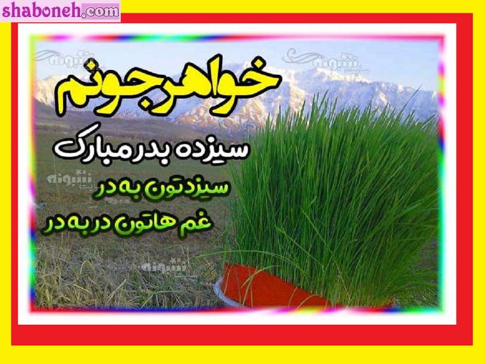 100 پیام و متن تبریک سیزده بدر 1403 به خواهر +کلیپ استوری