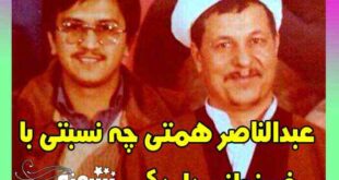 عبدالناصر همتی خواهرزاده هاشمی رفسنجانی است؟ +عکس