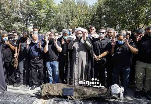 مراسم تشییع جنازه عزت الله مهرآوران +تصاویر و عکس خاکسپاری