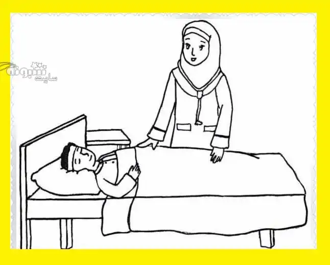 فیلم آموزش نقاشی روز پرستار مرد و زن کرونا و مریض و پرستار با حجاب با ماسک