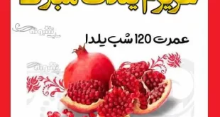 عزیزم یلدات مبارک (پیام و استیکر و عکس نوشته و کلیپ)