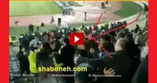 فیلم لحظه سیلی خوردن حمید سجادی وزیر ورزش