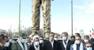 ماجرای فیلم آتش زدن تندیس شهید سلیمانی در شهر کرد