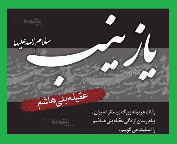 استوری تسلیت وفات حضرت زینب سلام الله علیها 1400 +کلیپ و عکس