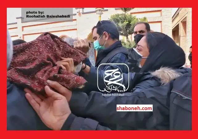 فیلم کامل مراسم تشییع جنازه و خاکسپاری مادر مارال فرجاد و مونا فرجاد 