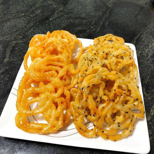 طرز تهیه بامیه خانگی، زولبیا بازاری، لگیمات بوشهری
