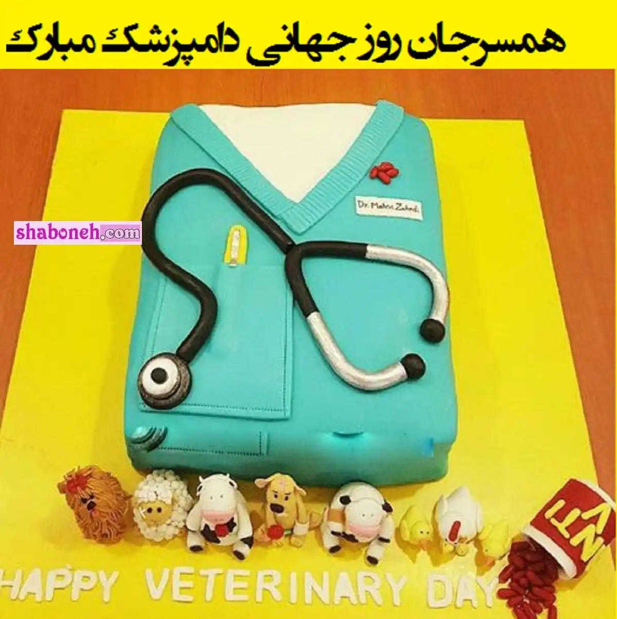 متن تبریک روز جهانی دامپزشک به عشقم و همسرم + عکس نوشته استوری