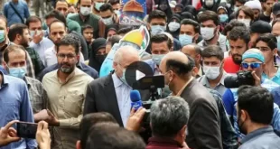 فیلم کامل گاف و سوتی قالیباف در راهپیمایی روز قدس مبارزه با فلسطین