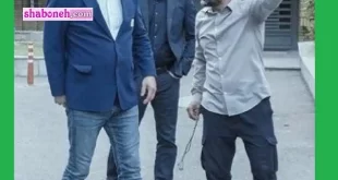 تیپ خنده دار علیرضا دبیر (شلوار شیش جیب با تسبیح)