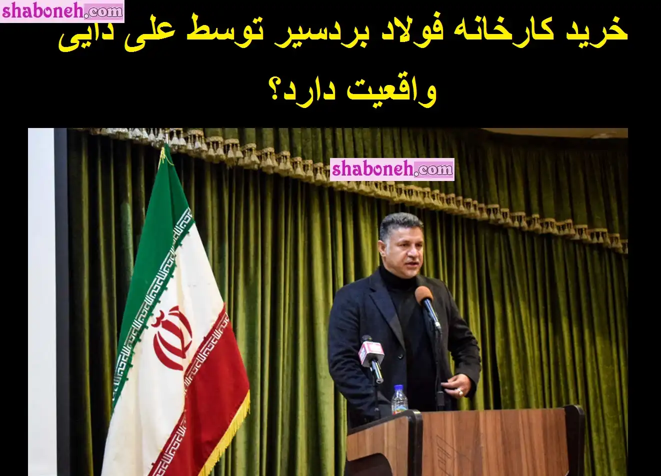 ماجرای خرید کارخانه فولاد بردسیر توسط علی دایی 