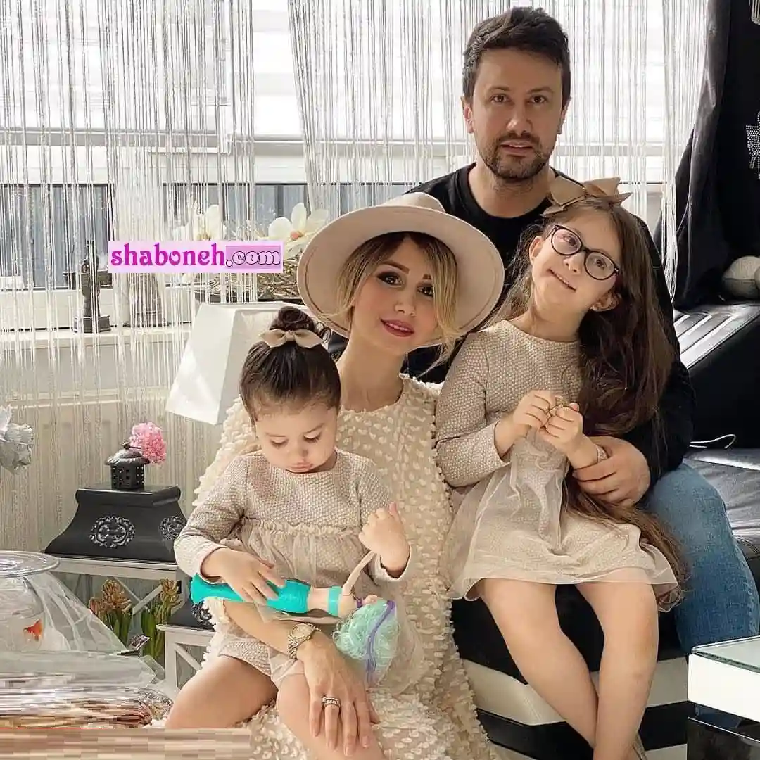عکس خانواده شاهرخ استخری و دختران و فرزندانش