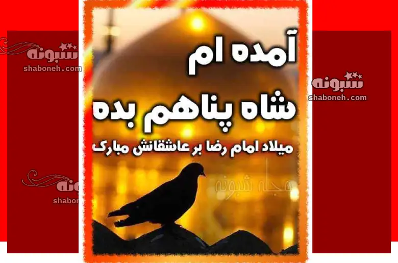 عکس تبریک ولادت امام رضا مبارک برای پروفایل و استوری تولد امام رضا