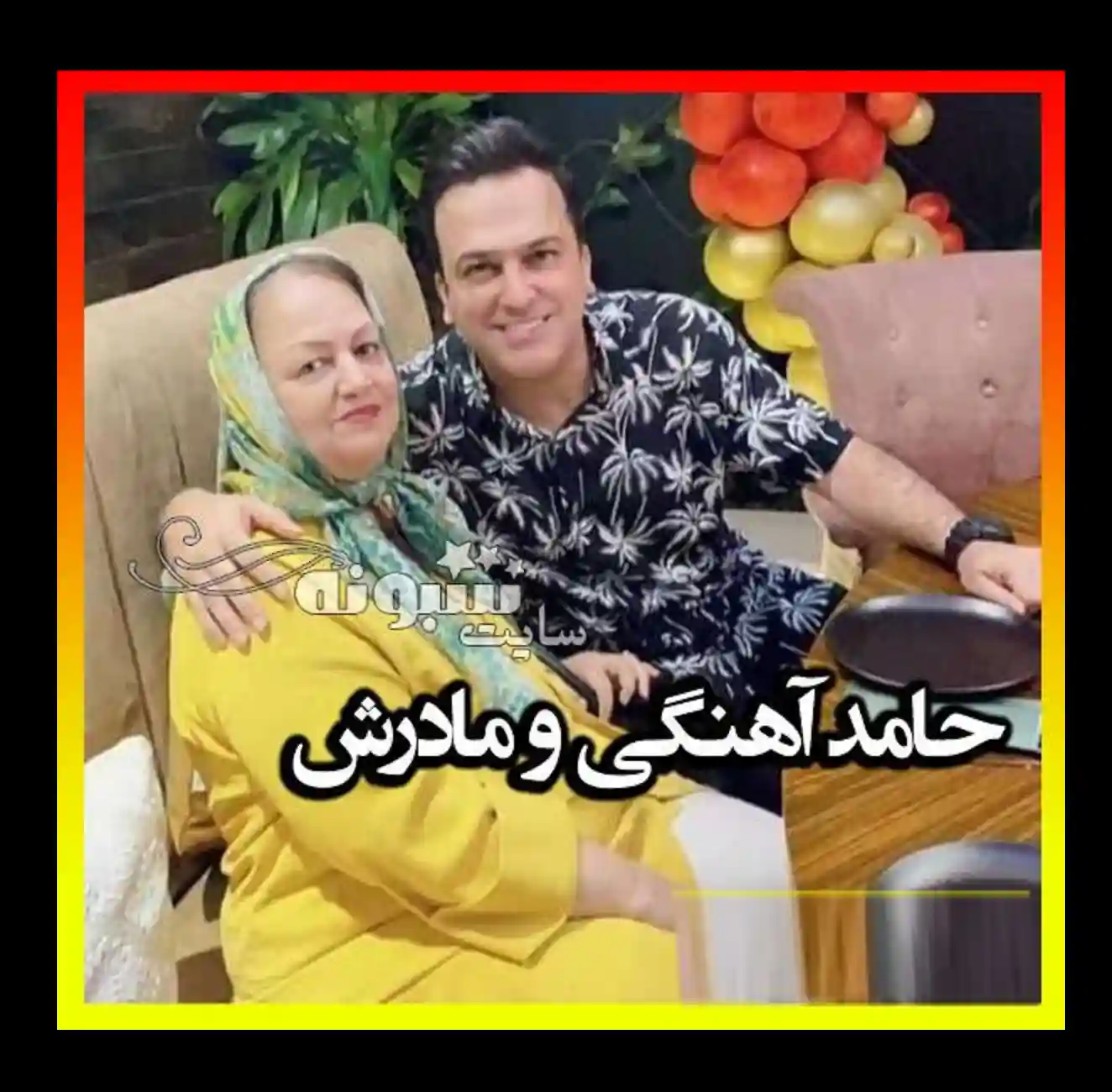 مادر حامد آهنگی کیست بیوگرافی و عکس مادر حامد آهنگی فتوکپی خودشه! رونمایی حامد آهنگی از مادرش