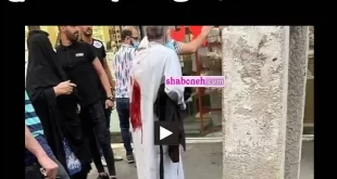 فیلم کامل حمله به یک روحانی و طلبه در امامزاده محمد کرج
