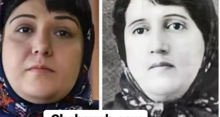 عکس و فیلم باران کوثری در نقش پروین اعتصامی با گریم جالب