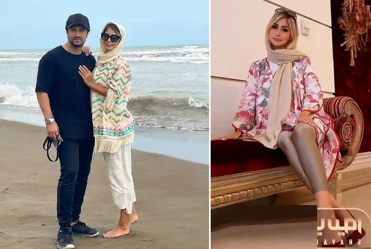 عکس جنجالی شاهرخ استخری و همسرش لب ساحل کنار دریا