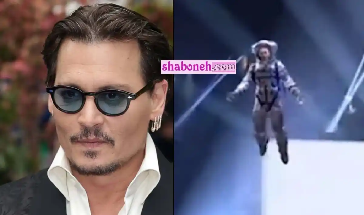فیلم کامل جانی دپ با لباس فضانوردی در مراسم ام تی وی +جزئیات