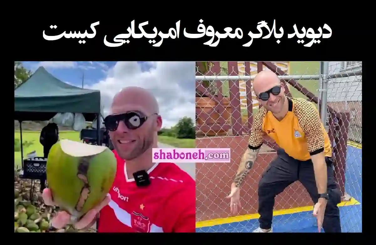 بیوگرافی دیوید هافمن بلاگر اینستاگرام که پرسپولیسی است کیست +اینستاگرام