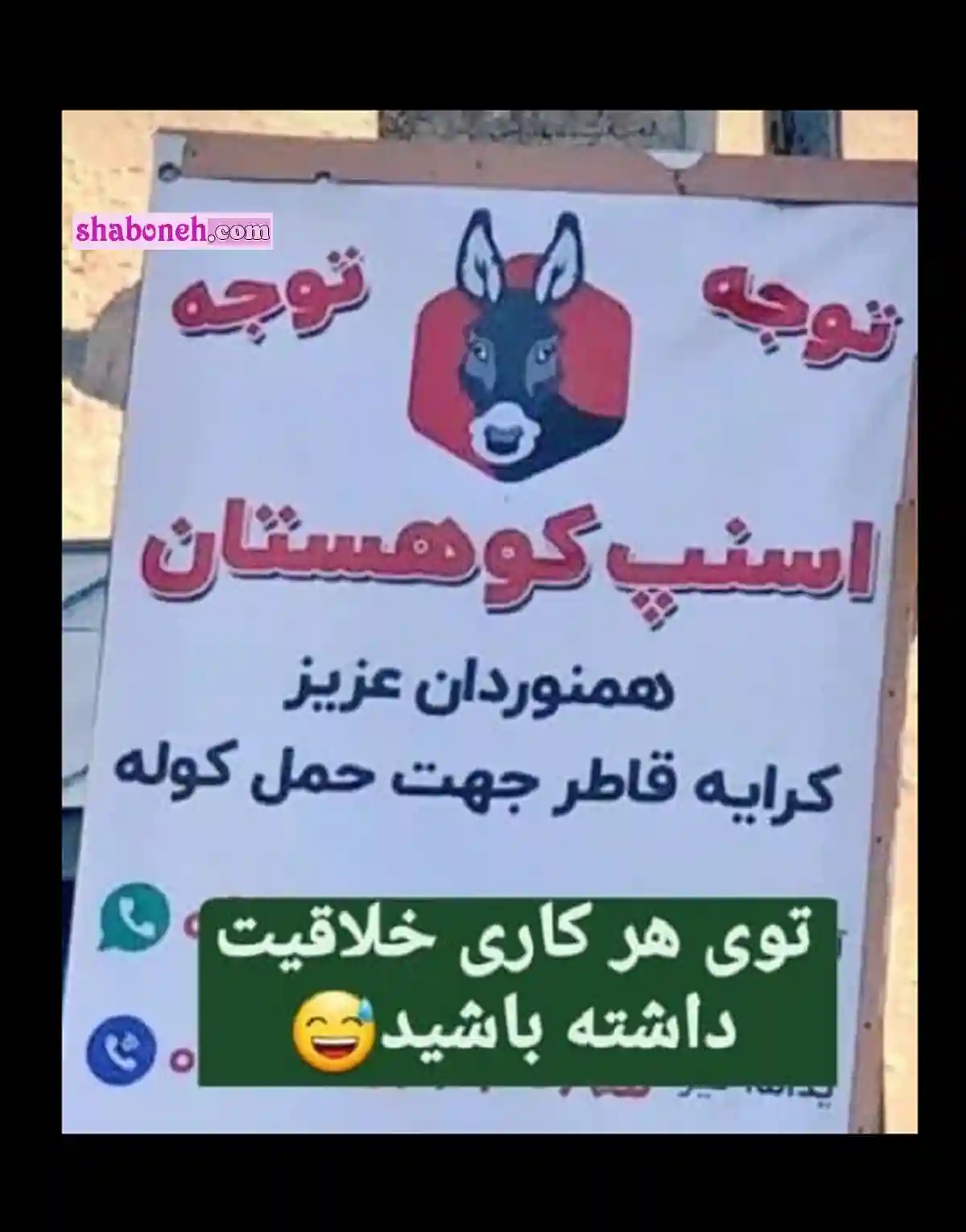 اسنپ الاغ و قاطر هم رسید خدمت نوین از اسنپ در امامزاده داوود