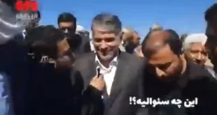 فیلم کامل حرکت عجیب وزیر جهاد کشاورزی با خبرنگار +واکنش ها