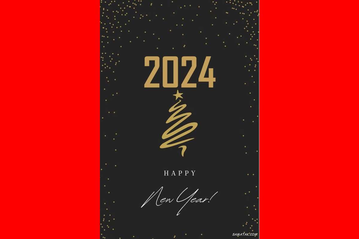 متن تبریک سال نو میلادی 2024 مبارک +عکس نوشته استوری و پروفایل