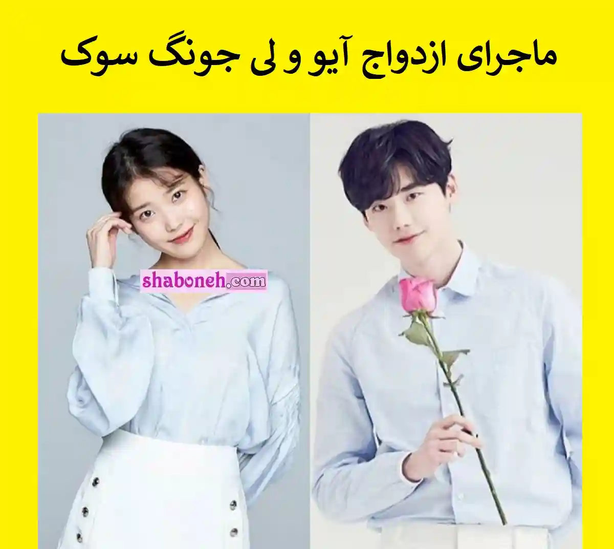 ازدواج آیو و لی جونگ سوک علنی شد انها عاشق شدند +عکس و تصاویر