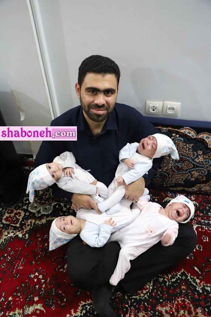 بیوگرافی مهدی مرادنیا شادترین پدر دنیا با 6 فرزند و خانه 40 متری +تصاویر
